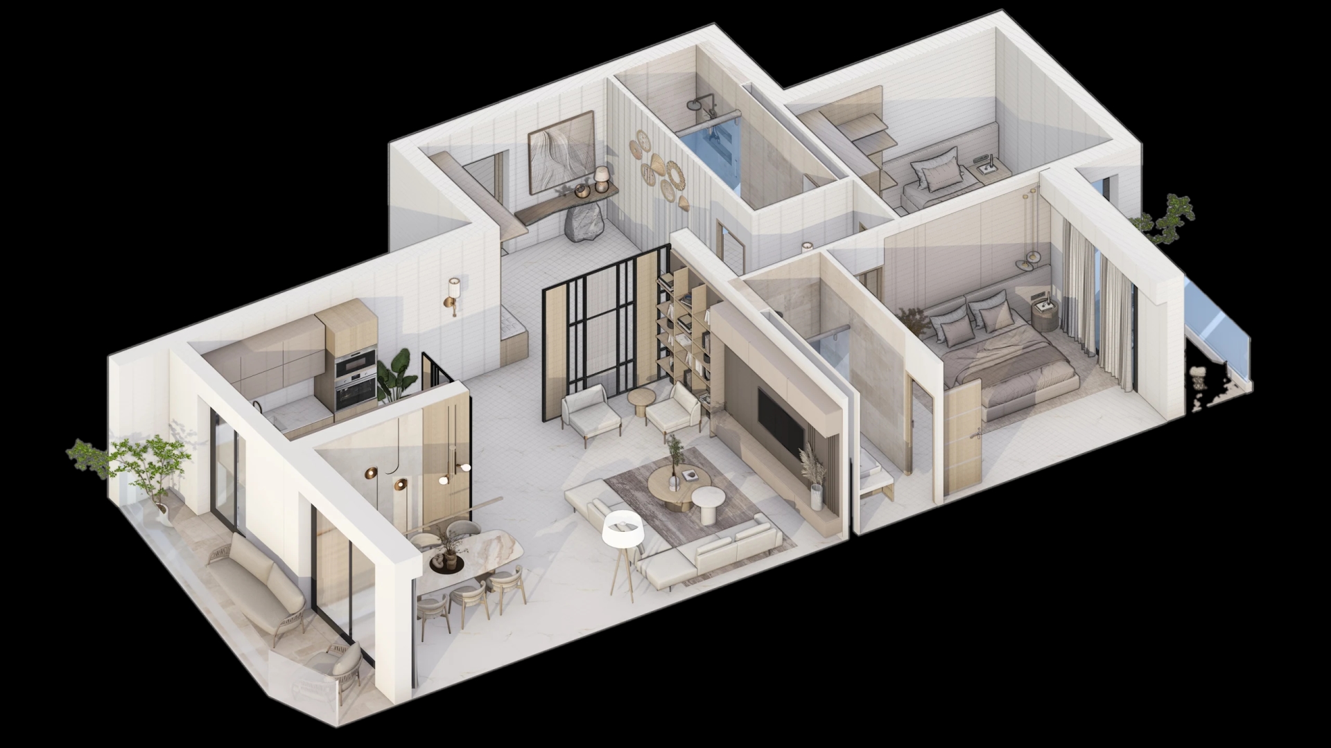 Mobilier et aménagements installés